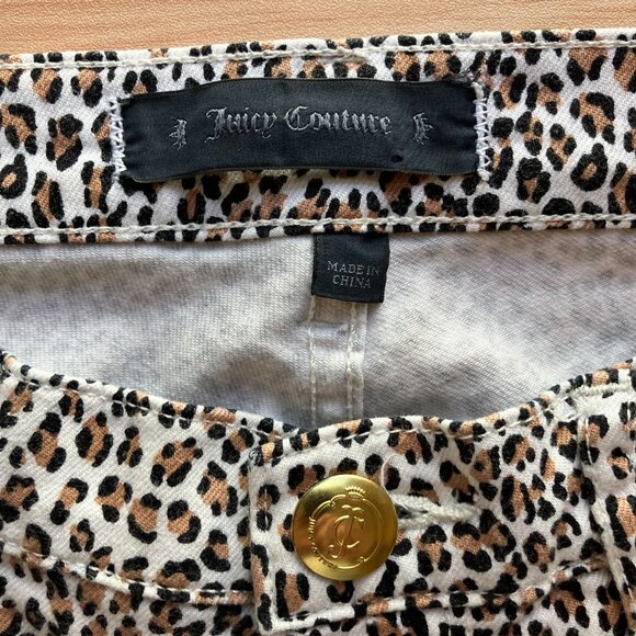 Juicy Couture Leopard Print Skinny Jeans Size 27 - Picture 3 of 8